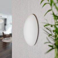 Lucande Glass wall light Jemima, elliptical shape