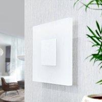 Lucande Square LED wall light Berlind