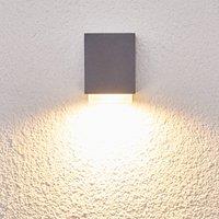 Lindby Outdoor wall light Jovan in dark grey