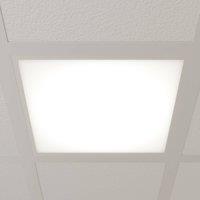 Arcchio LED troffer panel Vinas, 4,000 K, 36 W, 62 cm x 62 cm