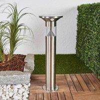 Lindby Jalisa LED pedestal light, 54 cm, solar, sensor