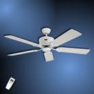 CasaFan Simple ceiling fan Eco Elements white and grey