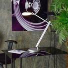 Deko-Light Adhara LED desk lamp, dimmable to 3 levels, silver
