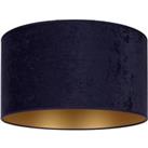 Duolla Golden Roller ceiling lamp 40cm dark blue/gold