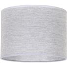 Duolla Roller lampshade, grey, 25 cm, height 18 cm