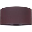 Duolla Roller lampshade, brown, 50 cm, height 24 cm