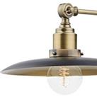 dr lighting Hannover wall light with tilting lampshade