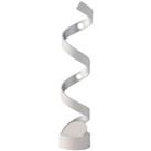 Eco-Light Helix LED table lamp height 66 cm white and silver