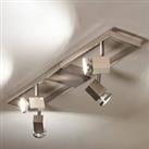 EGLO Four-bulb Zeraco LED ceiling spotlight