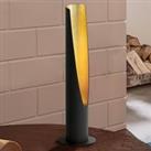 EGLO Barbotto LED table lamp in black and gold