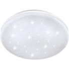 EGLO Frania-S LED ceiling lamp, crystal effect, 28 cm