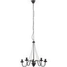HELAM Malbo 5-bulb chandelier in black