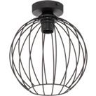 HELAM Cumera ceiling lamp with open spherical shade, 24cm