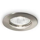 Ideallux Jazz recessed ceiling lamp round GU10 nickel
