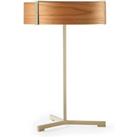 LZF LAMPS LZF Thesis LED table lamp ivory/cherry wood