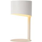 Lucide Knulle table lamp made of metal, white