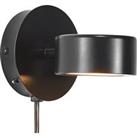 Nordlux Clyde LED wall light with a plug and a dimmer