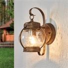 ORION Margerite outdoor wall light with bubble glass