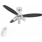 Westinghouse Jet Plus ceiling fan, remote control, three bulbs