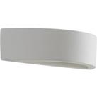 Lindby Konstantin Wall Light Curved Plaster White