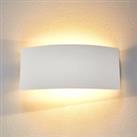 Lindby Timeless wall light Naike made of plaster