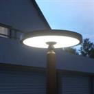 Lucande LED outdoor light Akito, aluminium, graphite grey, 220 cm