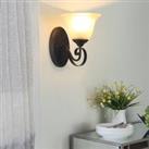 Lucande Svera wall lamp in a country house style, E27