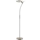 Lindby LED uplighter floor lamp Darion with a dimmer