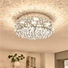 Lucande Sparkling LED ceiling light Felias, round shape