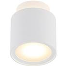 Arcchio Walisa ceiling lamp, frosted glass, white