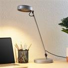 Lucande Vilana LED desk lamp, silver