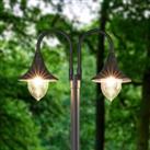 Lindby Madea 2-bulb lamp post