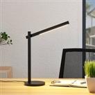 Lindby Loretta LED desk lamp, linear, black