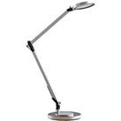 Lindby Rilana LED desk lamp with dimmer, silver