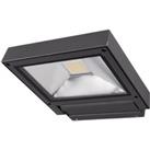 Lucande Dark grey LED spotlight for Maico for outdoors