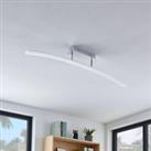 Lucande Curved LED ceiling light Lorian