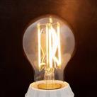 Lindby E27 filament LED bulb 6W 500 lm, amber, 1,800 K