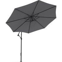 300cm W Dark Grey Sun Parasol Hanging Banana Umbrella