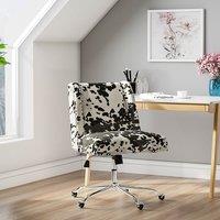 Milk Cow Print Swivel Office Chair