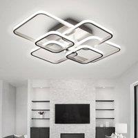 New LED Ceiling Light Fixture with Square Lampshades