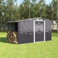 48/ 68 / 88/ 108ft Steel Garden Storage Bike Shed with Gable Roof Top Air Circulation Design