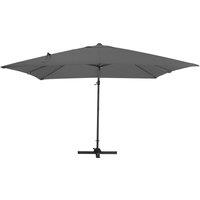 3 x 3M Wide Garden Parasol Outdoor Hanging UV Resistant and Waterproof Umbrella for Patio