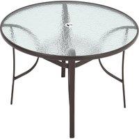 2/4/6 Seater Garden Round Table With Umbrella Hole or Outdoor Chairs