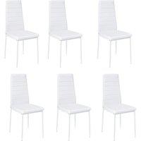 92cm Height Upholstered Leather Dining Chair Set of 6