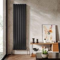 160cm H Smoke Grey Vertical Radiator with Double Panel