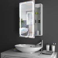 27x20inch LED Illuminated Mirror Cabinet with Sensor Switch