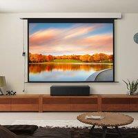 S/M/L Electric Projector Screen with Remote control