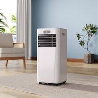9000BTU White Portable Air Conditioner with Remote Control 698mm H