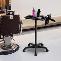 Adjustable Salon Tray Cart on Wheels