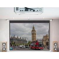 120 Inch Diagonal Electric Projector Screen 4:3 Foldable Anti-Crease